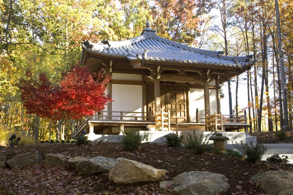 Hei-Sei-Ji at Furman University, exterior view